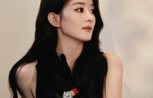赵丽颖“鱼尾长裙”展现迷人风采