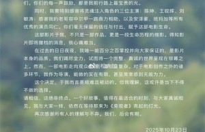 陈坤主演《旁观者》撤档，预售票房仅3.8万