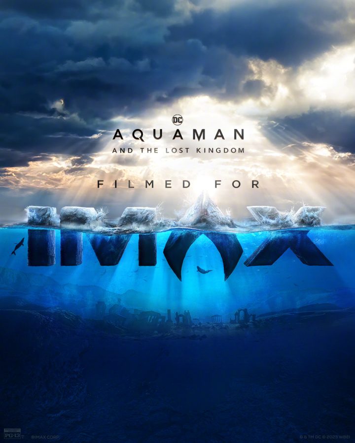 IMAX版海报曝光-《海王2》中的海底世界由远处崭露登场