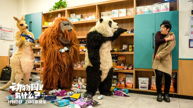 《动物园之谜揭秘》熊猫单杠戏猩猩炫酒，预告炫目登场