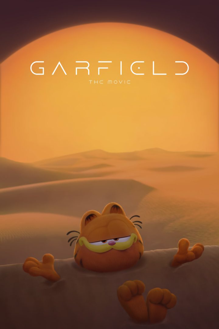 电影《加菲猫》发布“沙丘版”海报，充满科幻氛围