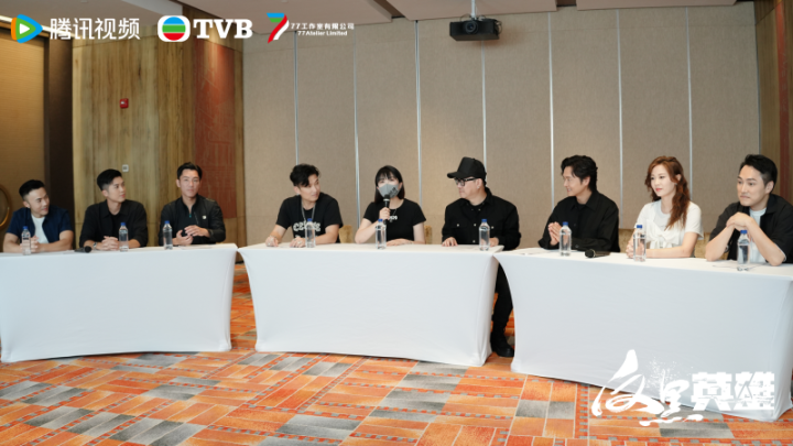 TVB艺人陈山聪、张振朗等主演《反黑英雄》在长沙解放西打卡-2