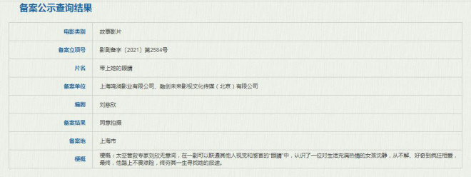 陈思诚新作《带上她的眼睛》动态：朱塞佩·托纳多雷加盟-1