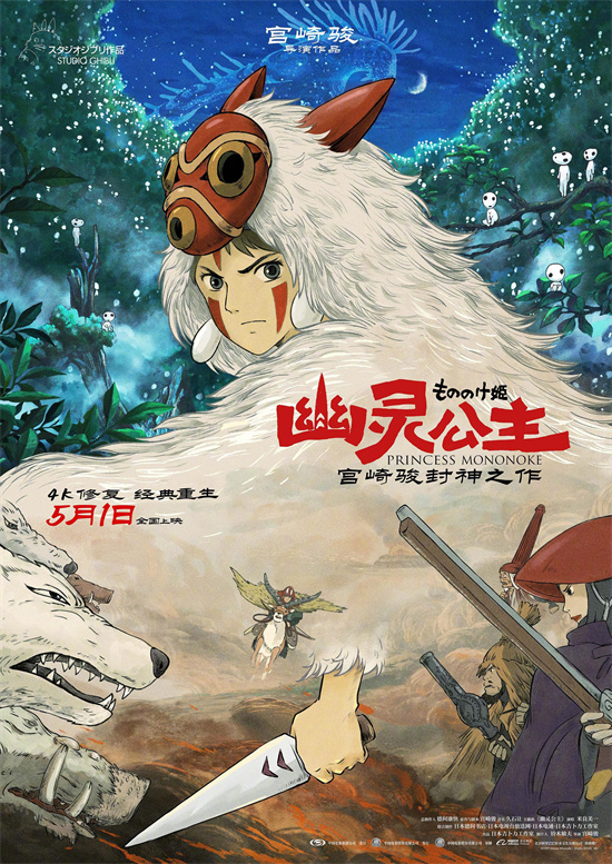 赵丽颖献声《幽灵公主》中文版，演绎狼族少女小桑-2