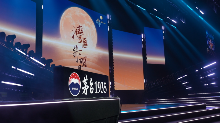 茅台1935大湾区晚会：肖战乐队献艺，星二代萌娃献唱，经典CP同台-2